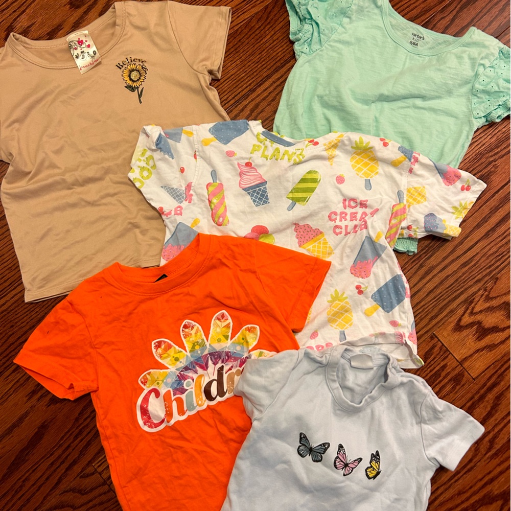 LOT Sale: Girls 8/9 year old tshirt lot